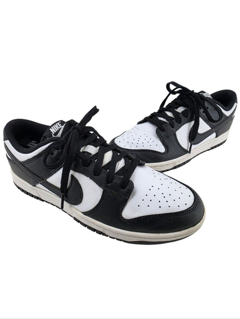 Nike Dunk Low Pandas Sneakers Women's Size 8 Men's Size 6.5 Iconic Black & White